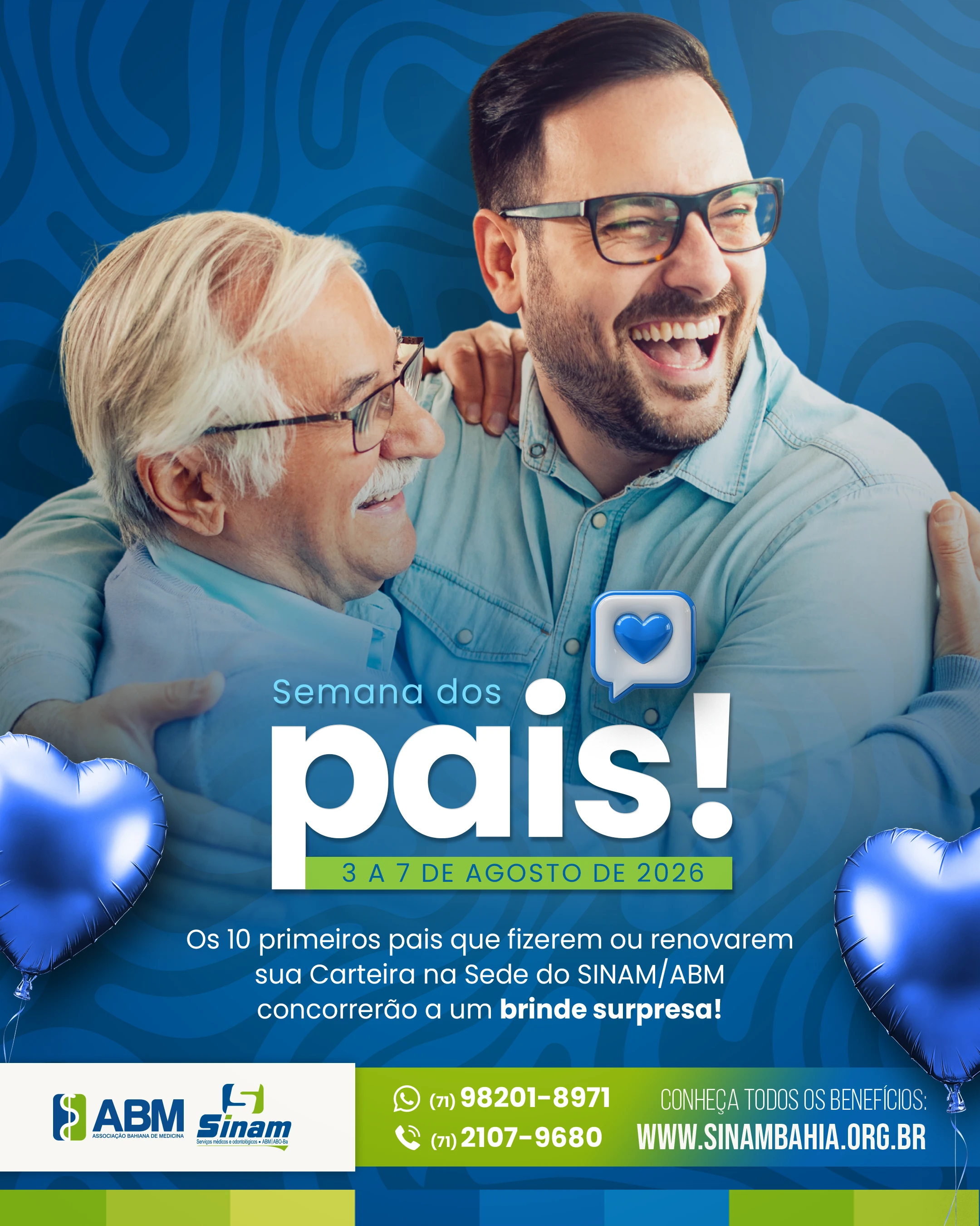 Dia dos pais SINAM 2026